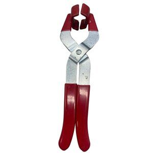 wheel master lug nut cover piiers made in Taiwan red silver 9" long READ